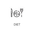 Diet icon or logo for web design