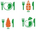 Diet Icons Royalty Free Stock Photo