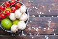 Cooking vegetarian meal Royalty Free Stock Photo