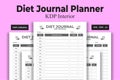 Diet Journal KDP Interior Low and No Content Book