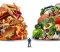 Diet Lifestyle Choice Royalty Free Stock Photo