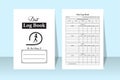 Diet planner KDP interior journal template. Daily food planner and diet control notebook interior. KDP interior log book. Daily