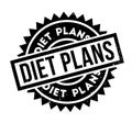 Diet Plans rubber stamp