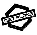 Diet Plans rubber stamp