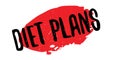 Diet Plans rubber stamp