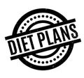 Diet Plans rubber stamp