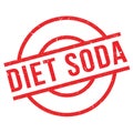 Diet Soda rubber stamp