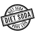 Diet Soda rubber stamp