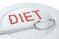 Diet Spoon Royalty Free Stock Photo