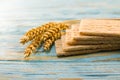 Dietary bread made from cereals Royalty Free Stock Photo