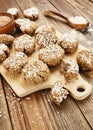 Dietary buckwheat cookies Royalty Free Stock Photo