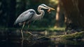 Dietary Habits And Feeding Behavior Of Heron In The Wild