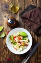 Dietary salad with chicken Royalty Free Stock Photo