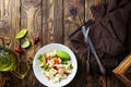 Dietary salad with chicken Royalty Free Stock Photo