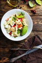 Dietary salad with chicken Royalty Free Stock Photo