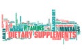 Dietary supplements Royalty Free Stock Photo