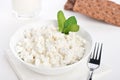 Dieting cottage cheese breakfast