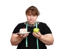 Dieting overweight women choice