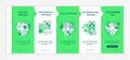 Dieting patterns onboarding vector template