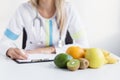 Dietitian doctor Royalty Free Stock Photo