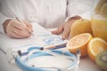 Dietitian doctor Royalty Free Stock Photo