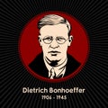 Dietrich Bonhoeffer 1906 - 1945 was a Lutheran pastor, theologian, anti-Nazi dissident, and key founding member of the Confessin