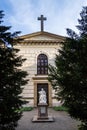 The Dietrichstein Tomb cultural monument with Church of St. Anne, Mikulov, Moravia, Czech Republic, sunny day Royalty Free Stock Photo