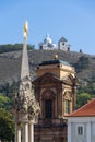 The Dietrichstein Tomb cultural monument with Church of St. Anne, nature preserve Holy Hill with Chapel of Saint Sebastian Royalty Free Stock Photo