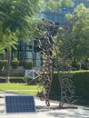 DIFC Sculpture Park - Tales Under the Gate - in Dubai, UAE Royalty Free Stock Photo