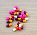 Diferent Tablets pills capsule