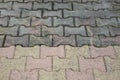 Difference between clean driveway autoblocking slabs and dirty after a high pressure jet