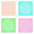 Difference color Baby Pattern kawaii cute sweeties color background vector illustration