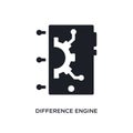 difference engine isolated icon. simple element illustration from artificial intellegence concept icons. difference engine