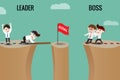 The difference between leader and boss