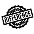 Difference rubber stamp