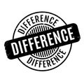 Difference rubber stamp