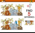 Differences activity for kids