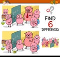 Differences game for children