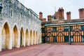 Different architecture styles in Windsor Castle Royalty Free Stock Photo