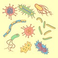 Different bacteria types