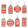 Different badges and tags on the theme of sale, discount, retail