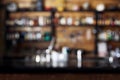 Different beverages on bar counter in modern cafe Royalty Free Stock Photo