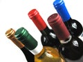 Different bottles of wine Royalty Free Stock Photo