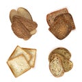 Different Bread Slices Set