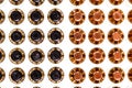 Different bullets from top Royalty Free Stock Photo