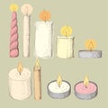 Different candles