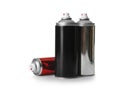 Different cans of spray paints Royalty Free Stock Photo