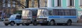 The Russian police vehicles