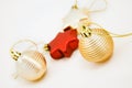 Different christmas ornaments Royalty Free Stock Photo
