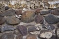 Different Color Lava Rocks To make A WAll